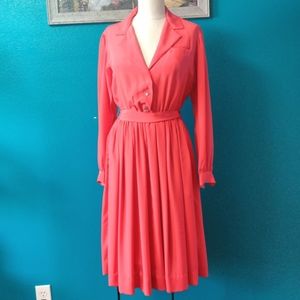 Jack Mulqueen vintage style silk dress